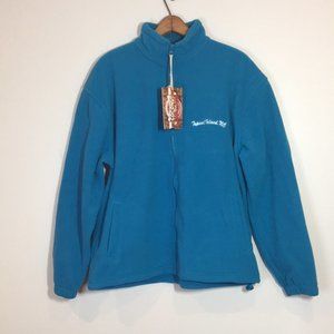 NWT Trading coconut creek company island beach blue winter sweater size small